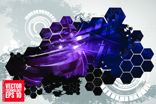 Futuristic technology style. Elegant background for business tech presentations