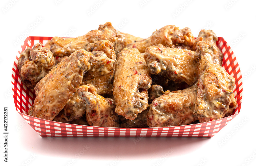 Garlic and Parmesan Chicken Wings with Bone In Garlic and Parmesan Chicken Wings with Bone In