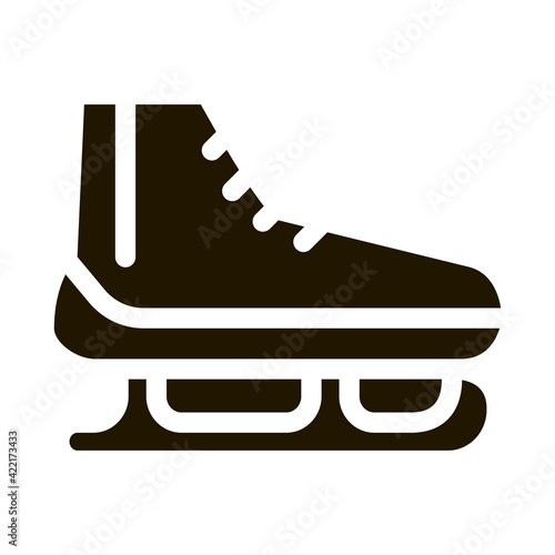 Skates Icon Vector Glyph Illustration