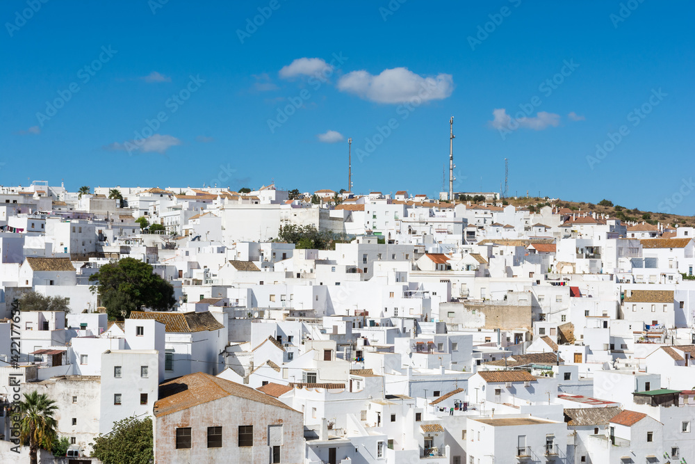 Vejer de la Frontera, famous white town in Cadiz, Andalusia, Spain