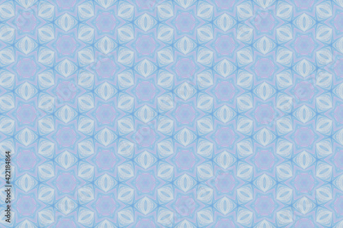 Colorful geometric abstract pattern for textile and design