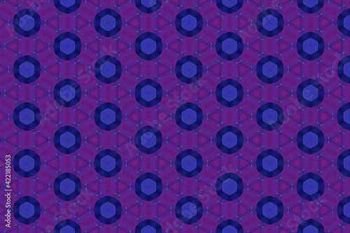 Colorful geometric abstract pattern for textile and design