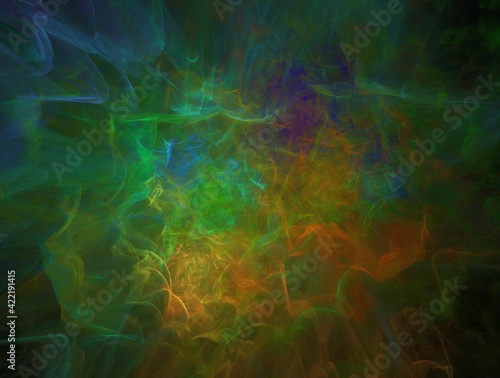 Imaginatory fractal background generated Image