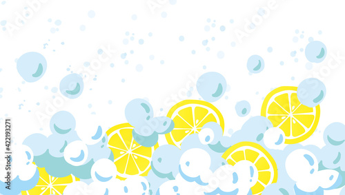 爽やかな泡とレモン　