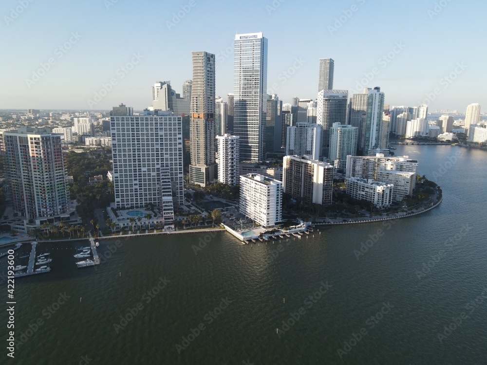 Obraz premium Miami Skyline - Brickell 