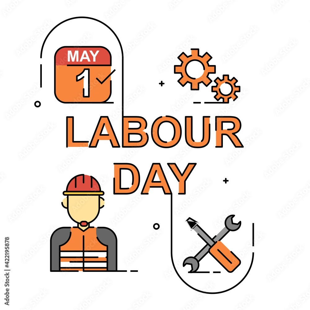 Labour and worker banner illustration. Easy to edit with vector file. Can use for your creative content. Especially about world labour day campaign in this may. Labour and worker banner illustration. Easy to edit with vector file. Can use for your creative content. Especially about world labour day campaign in this may.