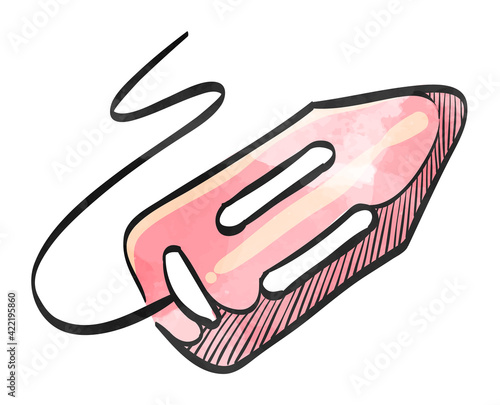 Watercolor style icon Rescue tube