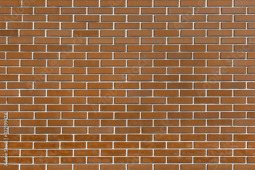 Brown brick wall building modern facade texture background