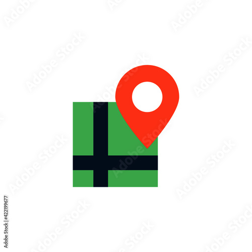 Free Download map marker, location marker icon in color icon, isolated on white background  - GFXLoad