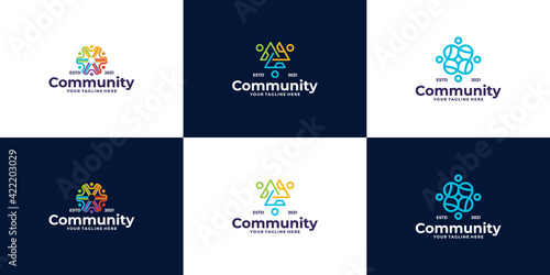 People and community Logo Design for Teams or Groups