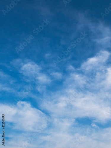 blue sky with clouds