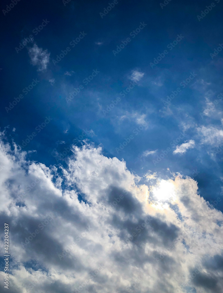 Fototapeta premium blue sky with clouds