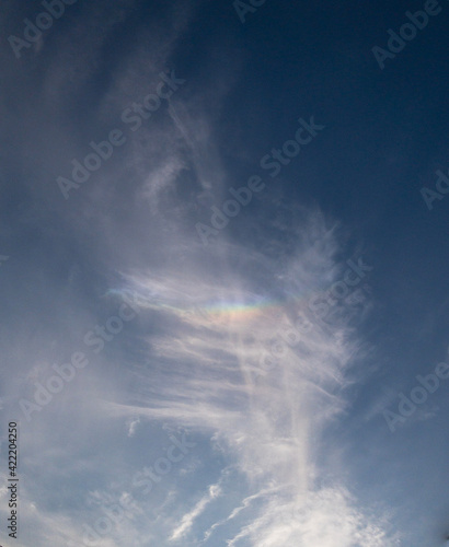 blue sky with clouds