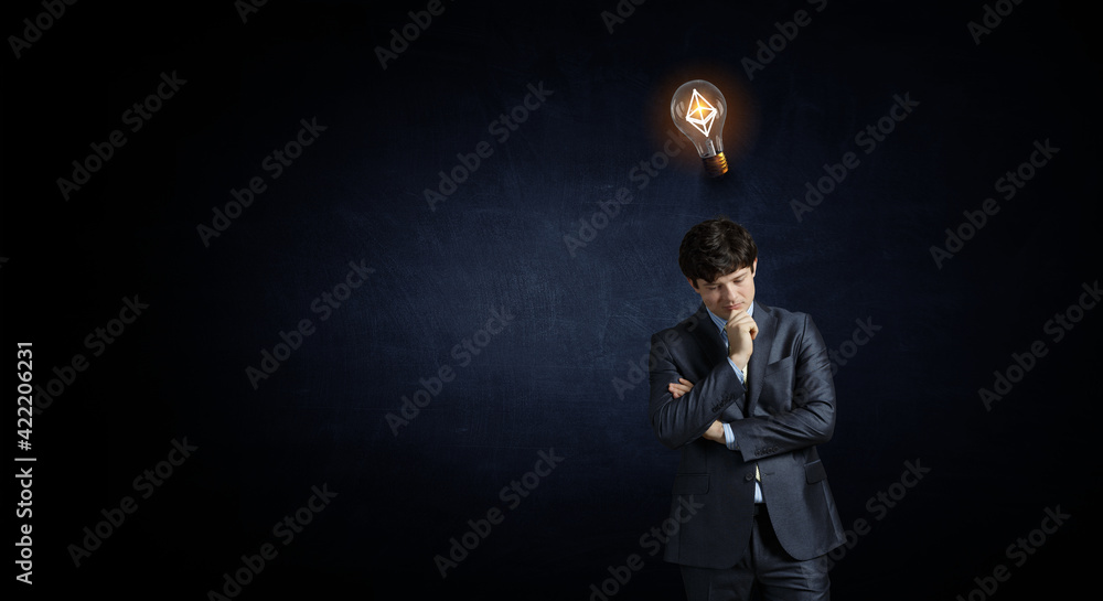 Light bulb as symbol of creativity