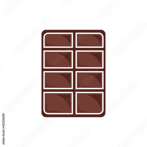 Chocolate logo design vector illustration, Creative Chocolate logo design concept template, symbols icons