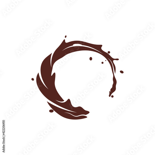 Chocolate logo design vector illustration, Creative Chocolate logo design concept template, symbols icons