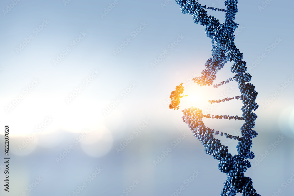 Obraz premium Innovative DNA technologies in science and medicine
