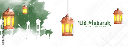 Eid mubarak islamic background