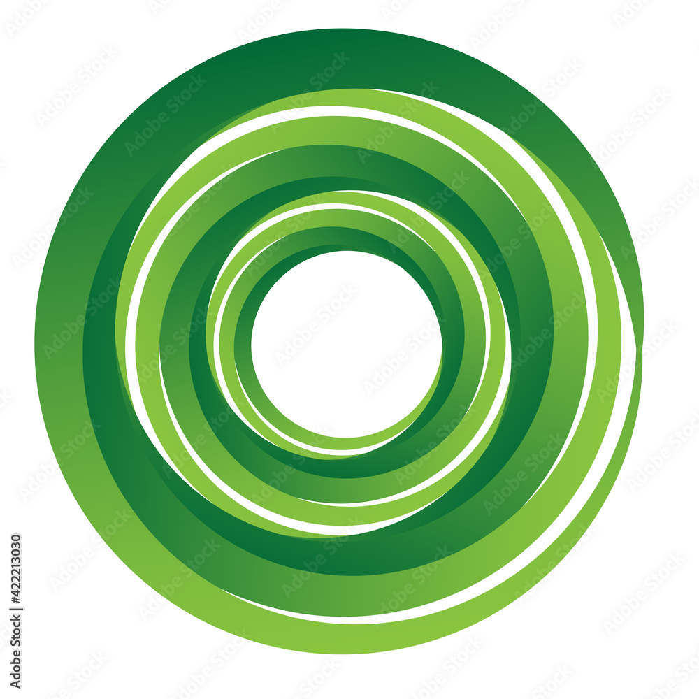 Cyclical circle, helix, volute element. Concentric shape with rotation, centrifuge, gyration effect. Twist, swirl vector illustration Cyclical circle, helix, volute element. Concentric shape with rotation, centrifuge, gyration effect. Twist, swirl vector illustration