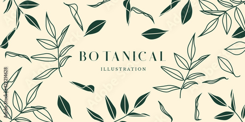 Green Botanical Illustration