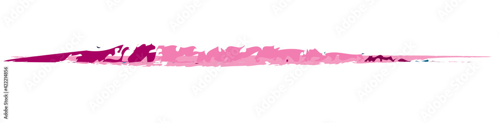 Obraz premium Brush, paintbrush stroke. Grungy, grunge, textrured brush. Laceration, slit, slash dynamic lines. Rupture, clawmark, rip effect