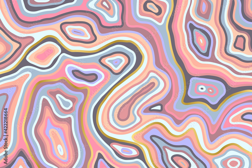 Abstract pink and violet backround. Agate slice ripple texture imitation. Vector illustration. Abstract pink and violet backround. Agate slice ripple texture imitation. Vector illustration.