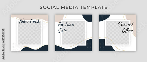 Editable modern Social Media banner Template. Anyone can use This Design Easily. Promotional web banner for social media. Elegant sale and discount promo - Vector.