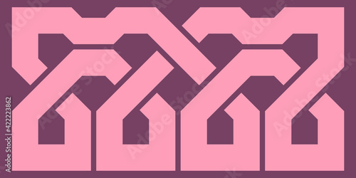 Celtic knot. Medieval decor...