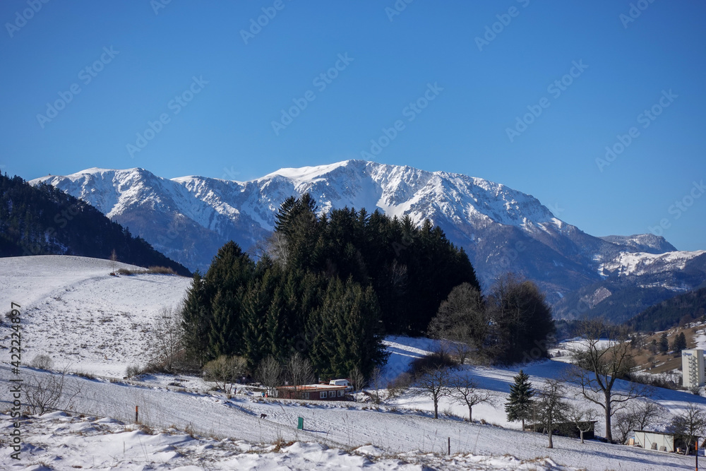 Fototapeta premium Schneeberg, Puchberg am Schneeberg, Niederösterreich, Österreich