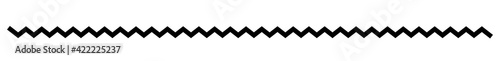 Wavy, waving  lines. Zig-zag, criss-cross lines vector illustration. Undulate, billowy effect lines
