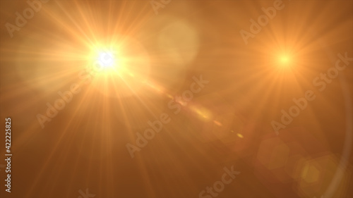 ens flare,Abstract Natural Sun flare on the black background, flare light transition, effects sunlight