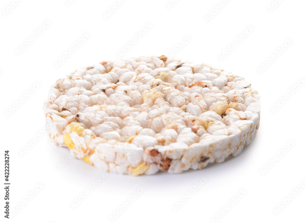 Rice cracker on white background Rice cracker on white background