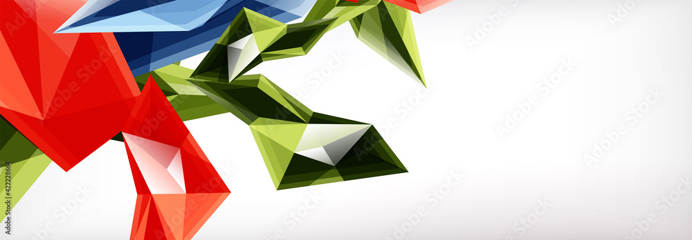 Vector 3d triangles and pyramids abstract background for business or technology presentations, internet posters or web brochure covers Vector 3d triangles and pyramids abstract background for business or technology presentations, internet posters or web brochure covers