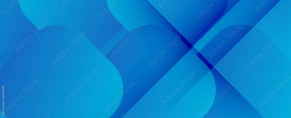 Fototapeta premium Square shapes composition geometric abstract background. 3D shadow effects and fluid gradients. Modern overlapping forms