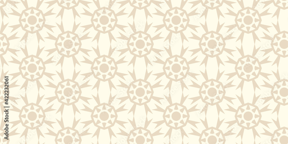 abstract geometric background pattern on beige background. Wallpaper texture for your design