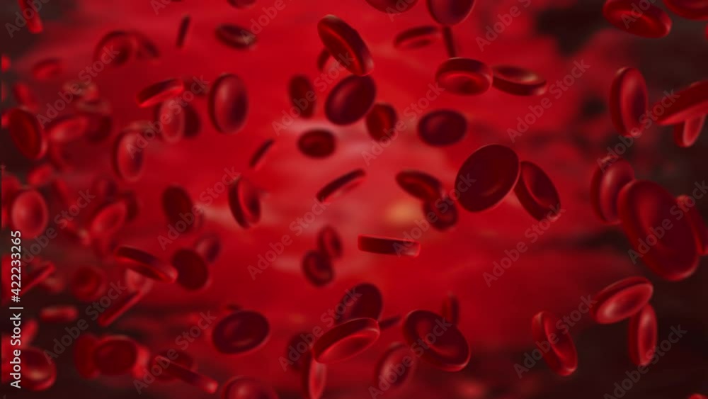 Realistic animation. red blood cells in an artery, flow inside body, medical human health-care.Red blood cells. Blood elements.3d rendering red blood cells. Realistic animation. red blood cells in an artery, flow inside body, medical human health-care.Red blood cells. Blood elements.3d rendering red blood cells.