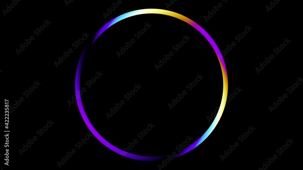 Circular gradient on a black background. Loading circle. Circular gradient on a black background. Loading circle.