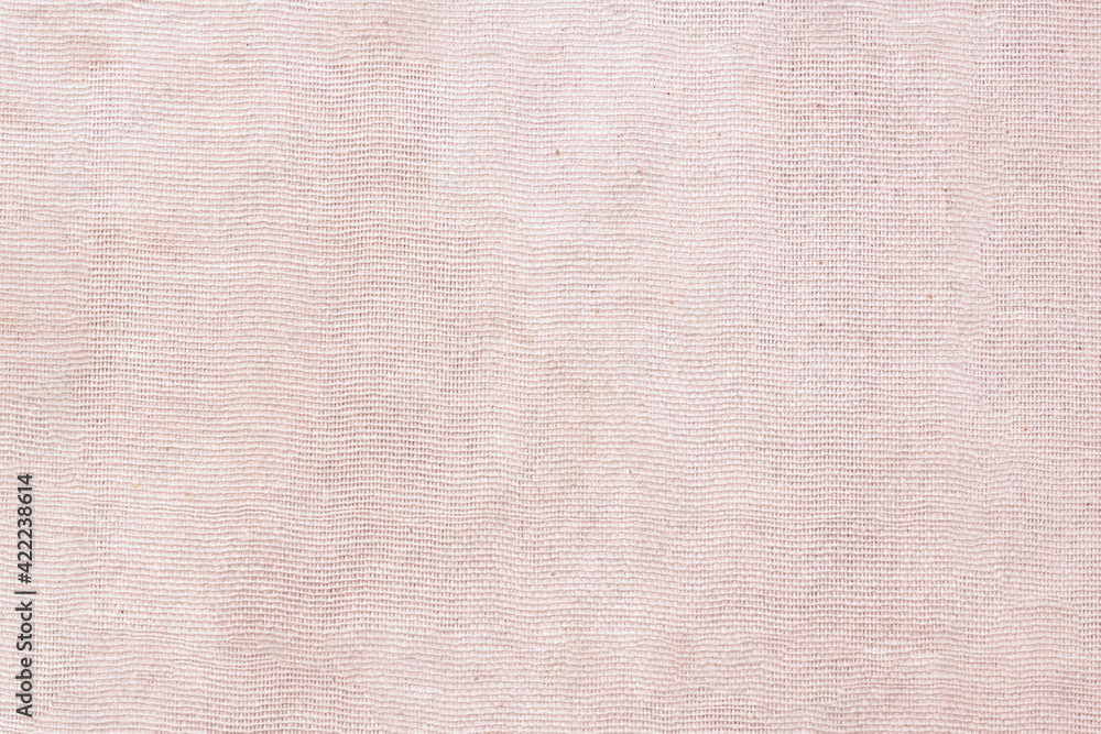 Fototapeta premium Light yellow dirty cloth, covered with stains and streaks. Beige abstract texture.