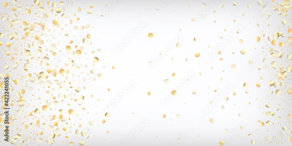 Gold, Silver Rich Flying Bokeh Confetti. Gold, Silver Rich Flying Bokeh Confetti.