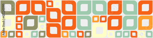 Abstract Geometric Pattern generative computational art illustration