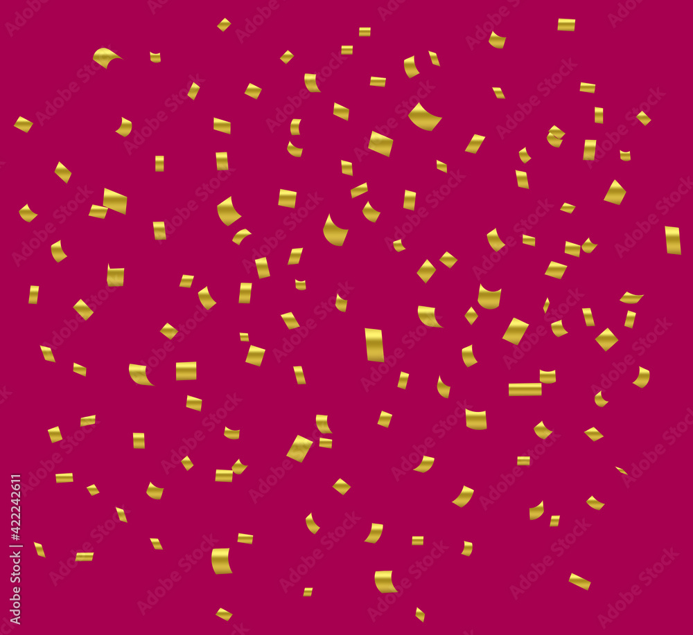 Confetti gold. Confetti gold.