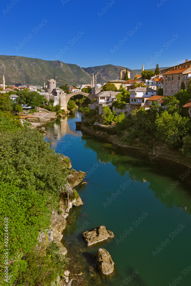 Old Bridge in Mostar - Bosnia and Herzegovina Old Bridge in Mostar - Bosnia and Herzegovina