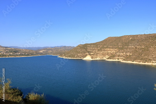 Kouris reservoir  15 km from Limassol  Cyprus