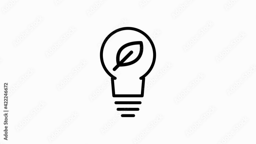 ECOLOGY icon with line design isolated on white background. Health protection. Motion graphic. ECOLOGY icon with line design isolated on white background. Health protection. Motion graphic.