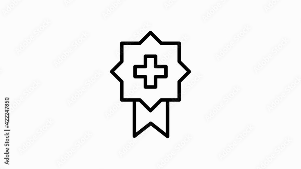 HEALTHCARE line icons for modern concepts, web and apps on white background. Motion graphic. HEALTHCARE line icons for modern concepts, web and apps on white background. Motion graphic.