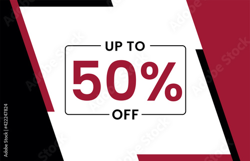 Up to 50% off banner, Upto 50% off, Discount offer, Banner Add, Special Offer add