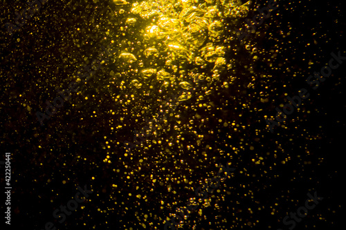 Wallpaper Mural Gold bokeh of lights from water Torontodigital.ca