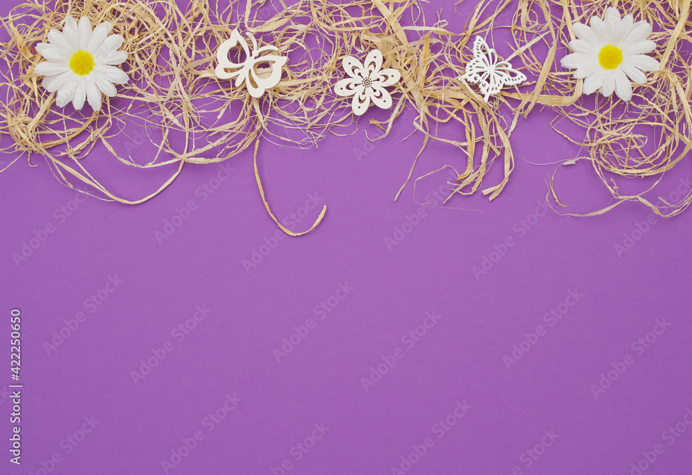 Obraz premium Background for spring and eastertime in purple