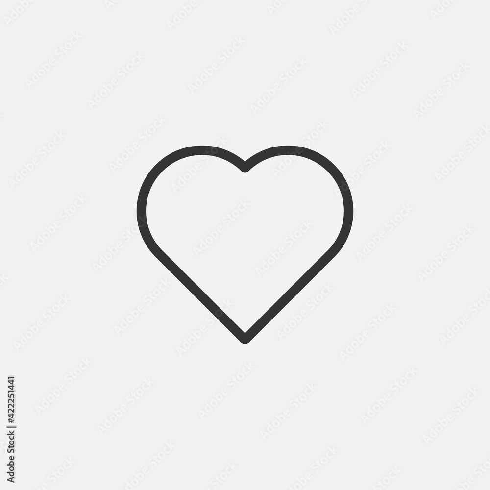 Heart icon isolated on background. Healthcare symbol modern, simple, vector, icon for website design, mobile app, ui. Vector Illustration Heart icon isolated on background. Healthcare symbol modern, simple, vector, icon for website design, mobile app, ui. Vector Illustration