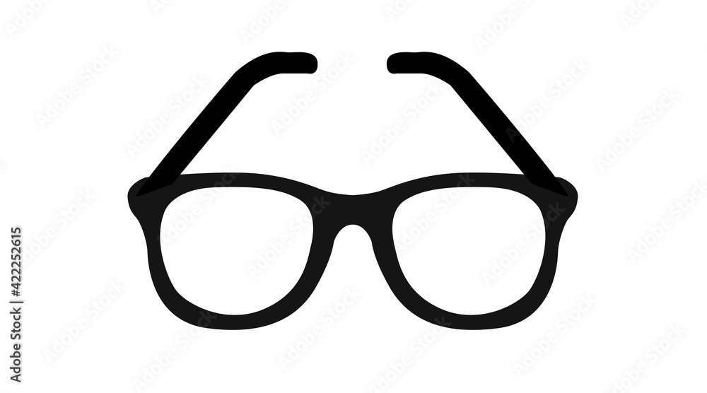 Vector Isolated Illustration of Glasses Vector Isolated Illustration of Glasses